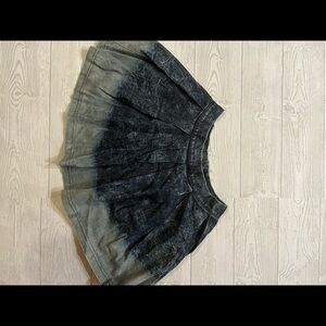 Kill City Acid Wash Skirt‎